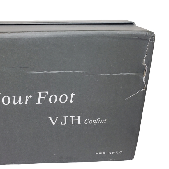 Mary Jane VJH Confort Black Shoes Woman's Size 9 Comfort Slip On w/ Original Box - Picture 11 of 12